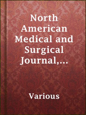 cover image of North American Medical and Surgical Journal, Vol. 2, No. 3, July, 1826